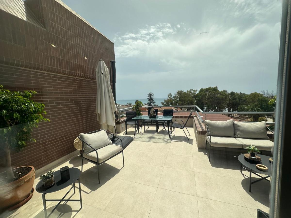 Апартаменты Penthouse Puerta De Pedregalejo Малага Экстерьер фото